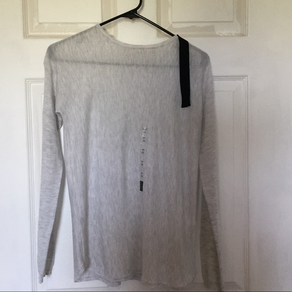 Adorable black bow ballet sweater NWT